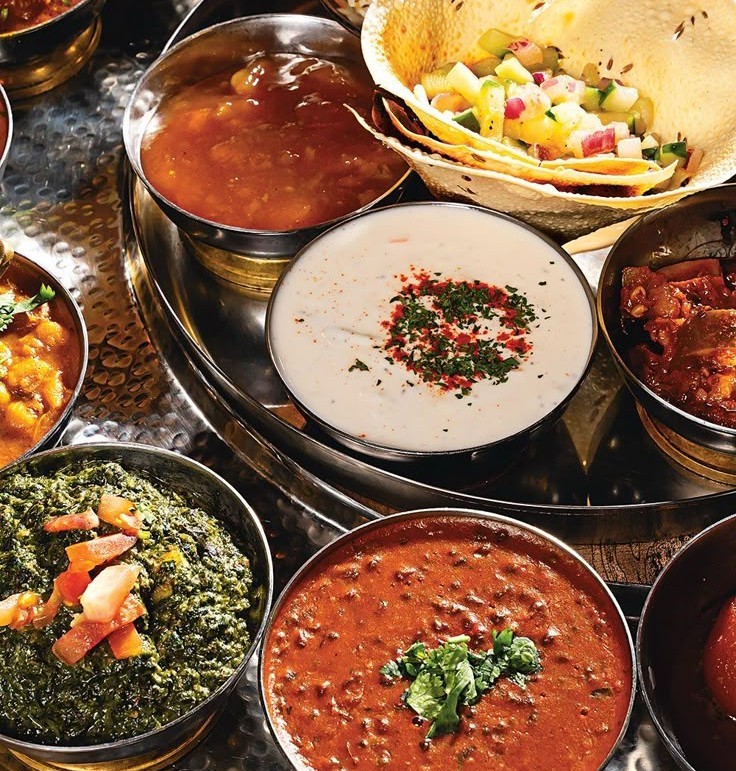 Delicious vegetarian food